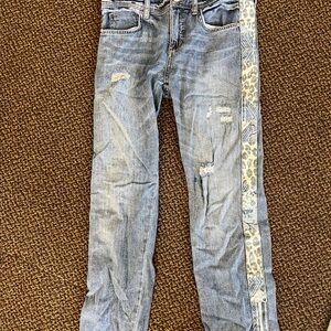 Pilcro Slim Boyfriend Crop Jean